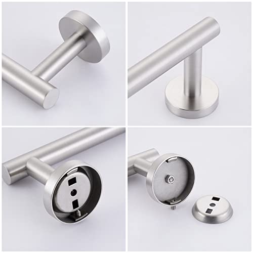 KES Towel Rail for Bathroom, 50 CM Hand Towel Holder, Bathroom Towel Rack Wall Mounted SUS304 Stainless Steel Brushed Finish, A2000S50B-2