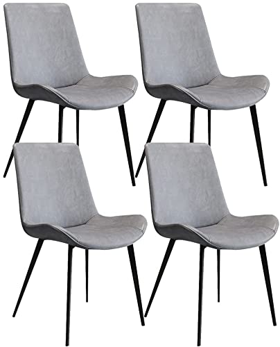 dining chair Office Reception Chairs Business Dining Chairs Set Kitchen Dining Chairs Set of 4, Kitchen Chairs with PU Cushion Seat Back, Modern