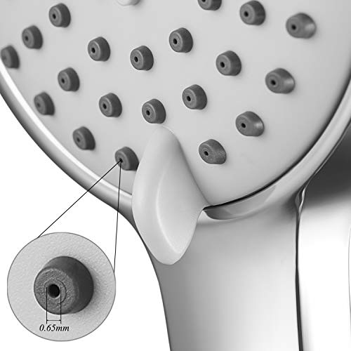 Shower Head,SAMODRA Low Water Pressure Boosting Handheld Shower Head High Pressure Water Saving 3 Powerful Spray Settings for Bathroom – Chrome