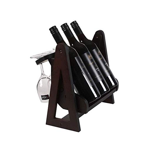 NEOCHY Wine Rack,Multi-Functionalwine Rack Creative Wine Rack Homenishings Wine Bottle Holder Simple Display Stand