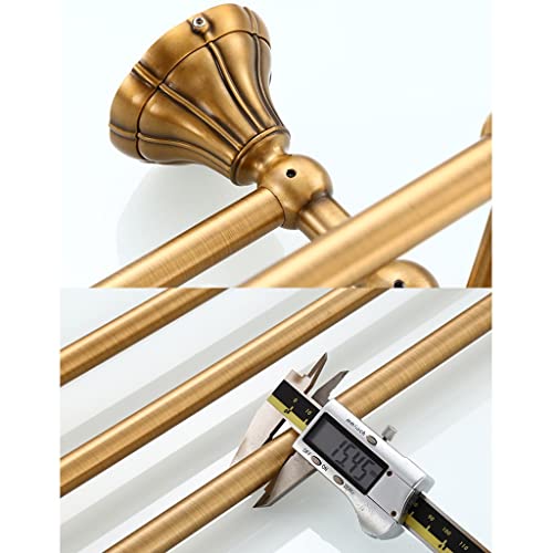 HIGOH Towel Racks,Bathroom Towel Rack Wall Mounted Towel Holder,Bathroom Accessory Antique Aluminum Towel Rack,Towel Holder Bathroom Shelf,Bath H