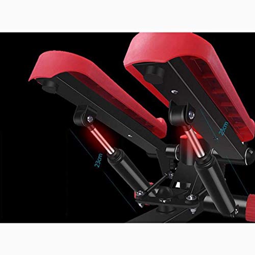 TWDYC Mini Stepper Mini Fitness Exercise Machine Step Trainer Equipment with Resistance Bands Durable Safe Treadmill and Comfortable Foot Pedals