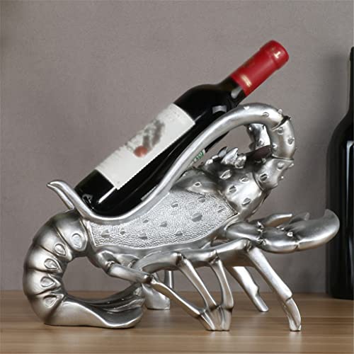 LIUZH Lobster shaped wine rack European-style home bar wine cabinet wine rack desktop ornaments