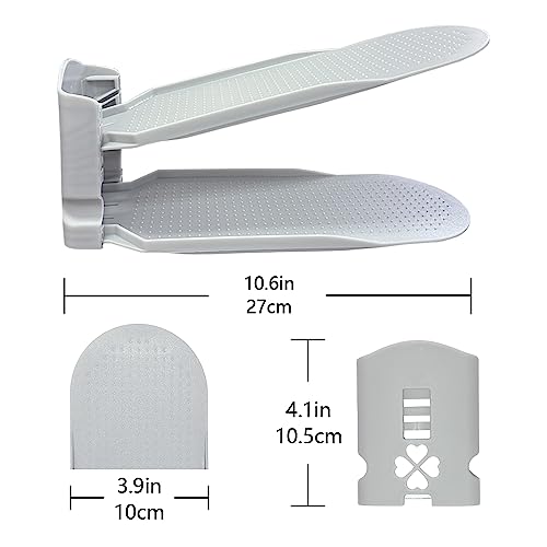 Shoe Slot Organizer, Shoe Rack, Adjustable Shoe Tray, Shoe Storage Rack, Shoe Slot Storage Box, Adjustable Shoe Storage Device, Shoe Rack Organiz