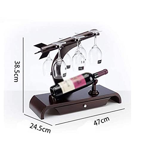 EYLINK Wine Racks,European Creative Wine Rack, Wine Glass Rack Upside Down Wine Bottle Rack Wine Racks,Home