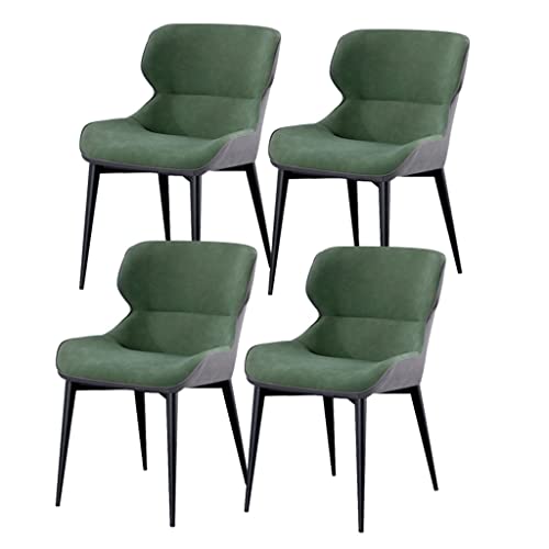 Kitchen Dining Room Furniture Chairs Kitchen Dining Chairs Set Of 4,Water Proof Leather Side Chairs with Carbon Steel Frame,Kitchen Living Room L