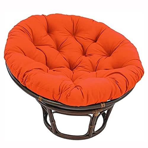Overstuffed Papasan Chair Cushion,Outdoor Cloth Swing Rattan Chair Cushion,Oversized Round Cushion Thick Comfortable Oversized Papasan Pad(Chair