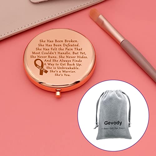 Cancer Survivor Gift Inspirational Birthday Gifts Compact Mirror Breast Cancer Awareness Gifts for Women Cancer Patient Post Recovery Gift Surger