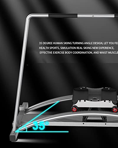 NAMVI Ski Trainer Machine, Elliptical Cross Trainer, Cardio Exercise Equipment, Accurate Simulation Of Skiing, Indoor Exercise Machine, for Hocke