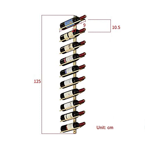 KEppd Wine Rack Wall Mounted - Wall Mounted Wine Rack, Modern Decorative Wall Mounted Wine Bottle Holder for Bathroom Towels, Wash Clothes Kitche