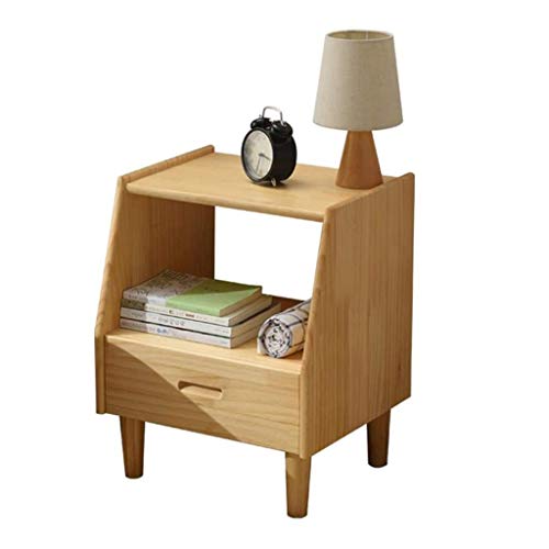 JYDQM End Tables, Night Stand with Drawer Cabinet for Bedroom Bedside Table Furniture Wooden