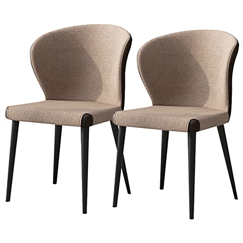 dining chair Kitchen Dining Room Furniture Chairs Dining Chairs Set Of 2 Modern Kitchen Chair Upholstered Leisure Chairs with Carbon Steel Legs S