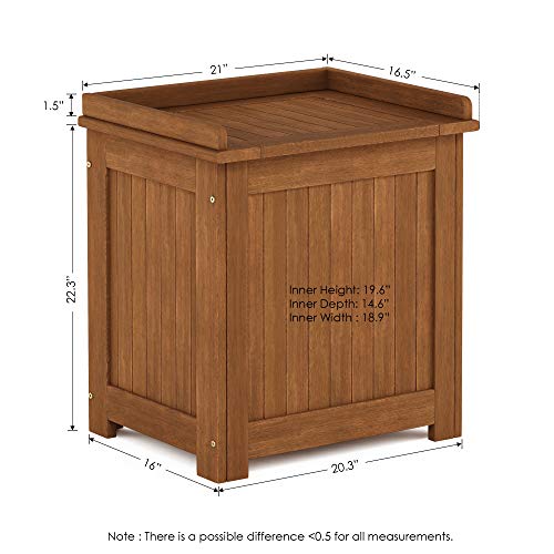 FURINNO Tioman Outdoor Hardwood Storage Box