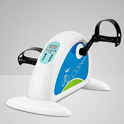 LUNEZY Mini Adjustable Resistance Bike Portable Multi Level Resistance LCD Screen Equipment Physical Therapy Rehabilitation Training Machine