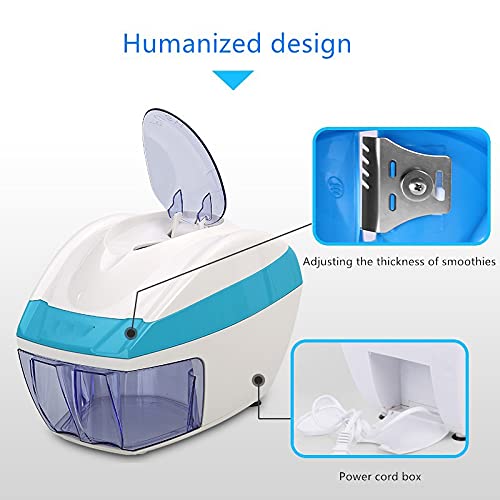 XYZMDJ Ice Crushers Automatic Smoothie Machine Commercial Milk Tea Shop Small Quick Frozen Ice Cubes Immediately Crush The Ice Cubes