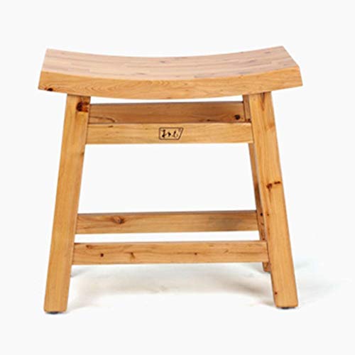 LUKEO Solid Wood Small- Home Stool, Solid Wood Small Stool, Small Square Stool, Small Wooden Stool, Shoe Stool, Coffee Table Stool Multifunction