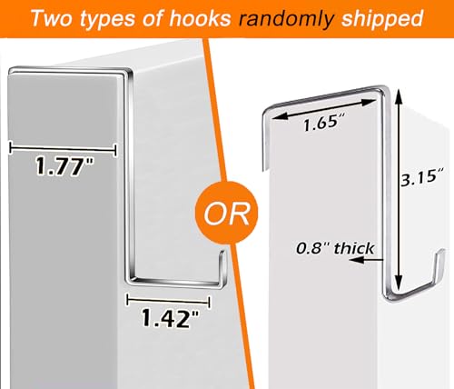 MISSLO Over the Door Shoe Storage Organiser Hanging Shoe Rack Holder 24 Large Mesh Pockets for Wardrobe Door Tidy with Hanger(White)