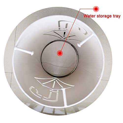 OUSIKA Umbrella Stands,Simple Umbrella Bucket Holder - Japanese Style Umbrella Stand Metal Iron Storage Racks with 3 Hooks - for Umbrellas, Walki