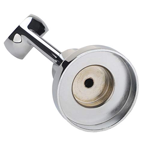 HIMREYLD Shower Head Holder - Shower Holder Bracket Copper Wall Mount for Handheld Showerhead and Standard Shower Hose - Chrome Plated 360 Degree