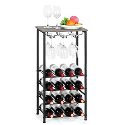 DLOETT Wine Rack Wine Cabinet Bar Restaurant Living Room Wine Holder Pendant Decoration Upside Down Wine