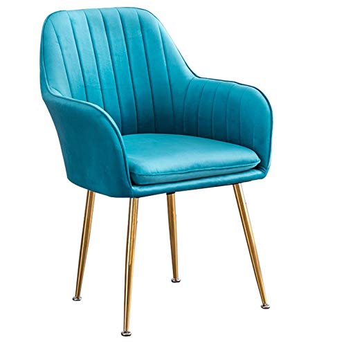 Modern Kitchen Dining Room Chairs Velvet Dining Chairs Living Room Armchair,with Metal Legs Velvet Seat And Backrests For Living Room Bedroom Kit