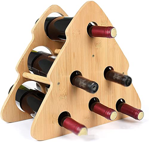 MGWYE Red Wine Rack Ornaments Wine Rack Solid Wood Display Rack European Living Room Household Red Wine Bottle Rack