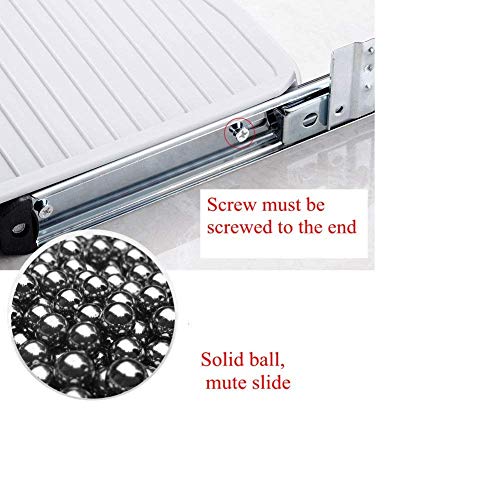 Under Desk Keyboard Tray Rack Drawers Slide Platforms or Home Office