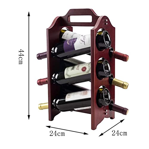 NEOCHY European Creative Wine Rack, Solid Wine Bottle Rack Shelf Home Decoration