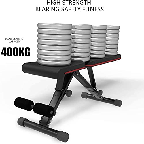 LLRYN Weight Bench, Adjustable Strength Training Bench for Full Body Workout with Fast Folding