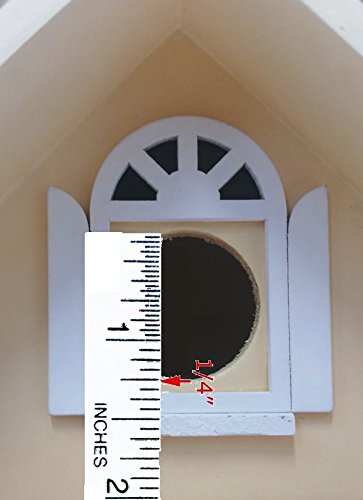 Home Bazaar Hand-made Hobbit House Mint Green Bird House - Big Bird House - Home Decor