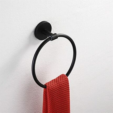 HIGOH Towel Racks, Bath Towel Holder,Bathroom Hand Towel,European round Towel,Stainless Steel Bathroom Towel Rack,Antique Bathroom Towel Rail,Ant