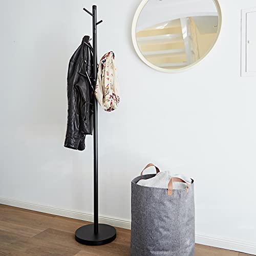Love it Store it Loft Metal Coat Stand - Modern Jacket Stand for Hallway, Bedroom, Office - 170 cm High, Stable - Matt Black