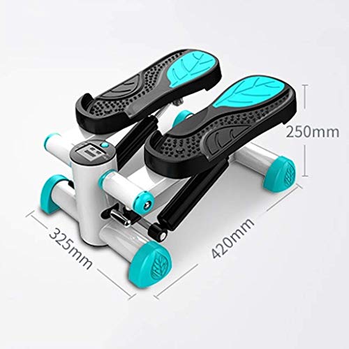 N/A Mini Stepper Step Fitness Exercise Machine with Resistance Band and LCD Display