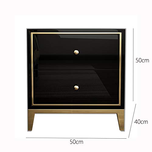 JYDQM Nordic Bedside Cabinets Simple and Lockers, Bedroom Lockers Painted Bedside Cabinets