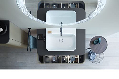 Duravit Starck T Towel Rail, Brass, Matt Black, One Size