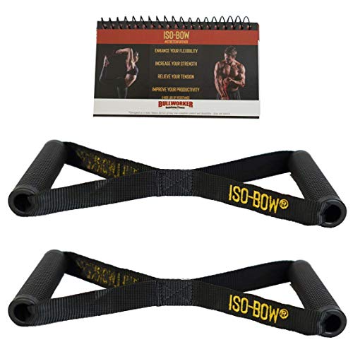Iso-Bow Pair by Bullworker - Iso-Bow (2x) Isometric Exercise Equipment; Portable Home Fitness Training Strap for Strength and Flexibility, Travel