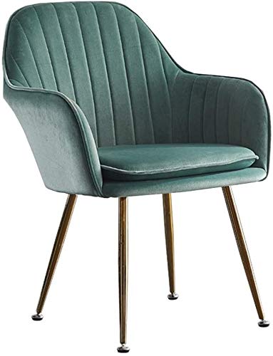 Kitchen Dining Room Furniture Chairs Dining Chairs Velvet Armchairs With Legs And Metal Back For Living Room Bedroom Kitchen Furniture (Color : P