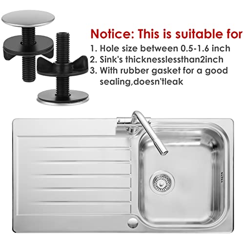 Ouligay 3 Pcs Sink Hole Cover Sink Sink Overflow Cap Tap Hole Stopper Kitchen Sink Hole Cover Bath Tap Cover Accessories For Home Kitchen And Bat