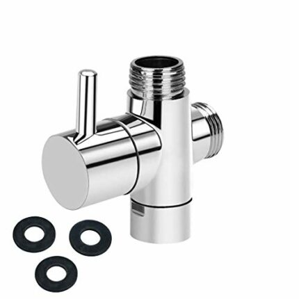 Zotti Brass Diverter Valve G1/2" | 2 Way Tap Diverter for Kitchens & Bathrooms Sinks | 1/2" Universal Fitting | Polished Chrome Faucet Adapter fo