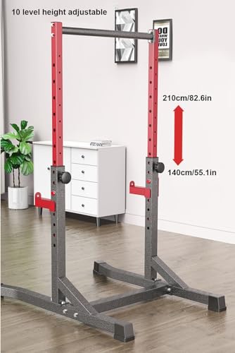 Pull Up Bar With Adjustable Height Horizontal Bar Multifunctional Dip Bar Pull-Up Bar Strength Training Workout Exercise Fitness Equipment For Ho