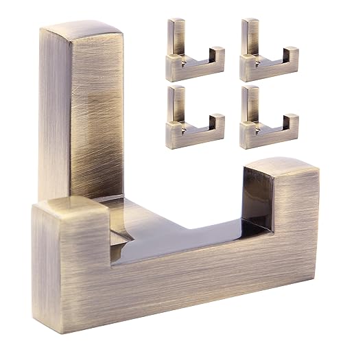 SARIHOSY Wooden and White Coat Hooks Wall Mounted, Wooden Shelves with Hooks, Coat Knobs Wooden White Pegs for Wall, Oak Coat Hooks Wall Mounted