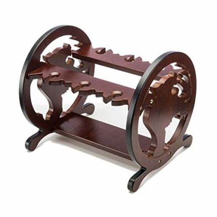 ZYZMH Wooden Wine Rack, Wine Rack Grape Solid Wood Wine Rack, Suitable to Be Placed At The Living Rooms, Bedrooms, Restaurants
