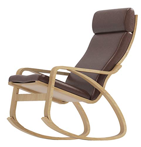 HomeTown Market Only Covers. Chair is not included! Duable Poang Chair Cover Replacement is Compatible For IKEA Poang Armchair Slipcover (Faux Le