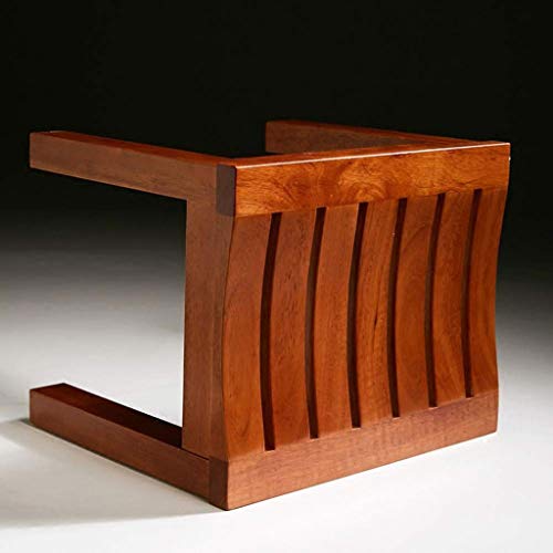 LUKEO Bed stool-Footstools, Stools Solid Wood Oak Foot Bath Stool Bench Elderly Bath Stool Non-slip Waterproof Shower Stool