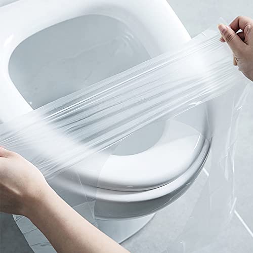 Luckyrao 50 PCS Travel Disposable Toilet Seat Cover Antibacterial Waterproof Portable WC Pad Toilet Mat For Baby Pregnant Mom,Independent Packing