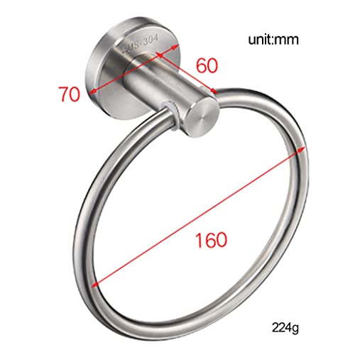 HIGOH Towel Racks,Bath Towel Holder,Bathroom Hand Towel,Towel,Bathroom Hand Towel Rack Hanger,Bathroom round Towel Holder