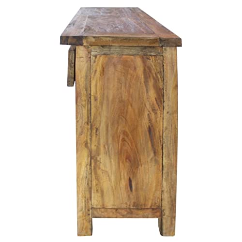 DSHGDJF Sideboards and Buffets Cabinet with Storage Decor Solid Reclaimed Wood 29.5"x11.8"x25.6"