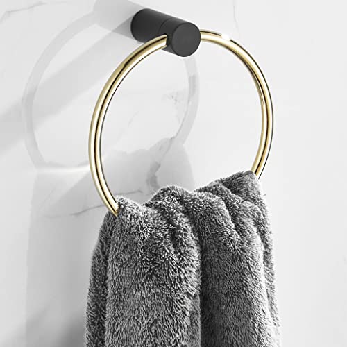HIGOH Towel Racks, Bath Towel Holder,Bathroom Hand Towel,Bathroom Hanging Towel Hanger,Hand Towel,Wall Mounted Towel Hanger for Bathroom