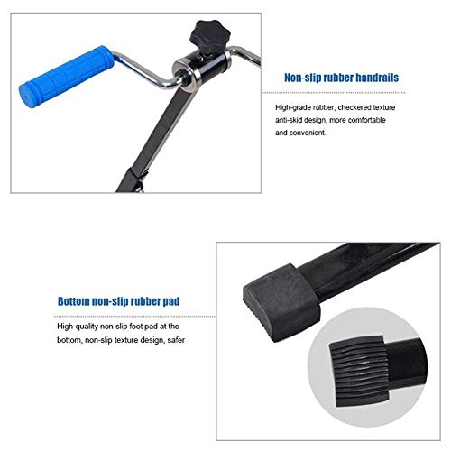 LUNEZY Portable Pedal Exercise Bike Arm And Leg Exerciser, Adjustable Fitness Rehab Equipment, for Seniors Gym Fitness Training, Improve Your Car