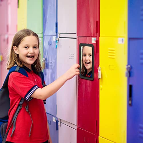 Mirror Magnet for Locker,Rectangular Mirror for Locker - Hanging mirror for School or Gym Locker for Home, Traveling, Camping, Cars, and More